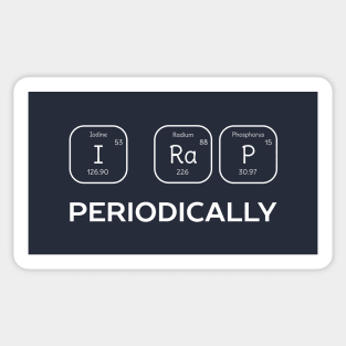 Rap and Science Pun T-Shirt Sticker